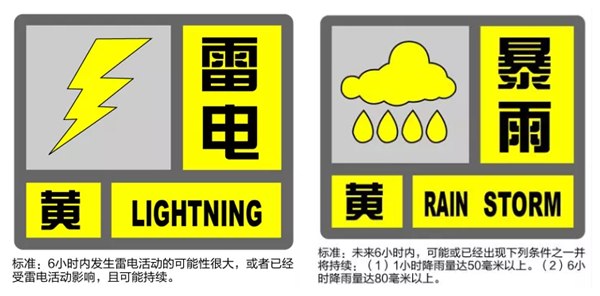 暴雨雷电黄色预警茄子视频黄色视频机械提醒各位客户注意出行安全